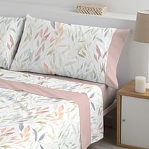 Juego de sábanas algodón Bambu Latte