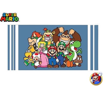 Toalla de playa Mario Bros