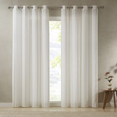 Visillo confeccionado Raya chenilla